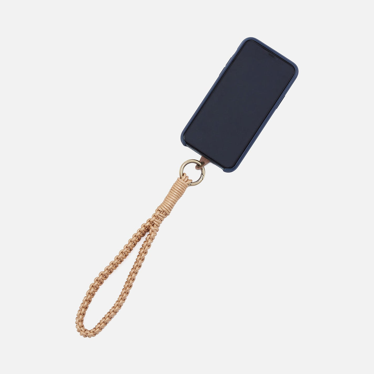 Leather Cord Strap In Coated Leather Cording - Golden | HOBO