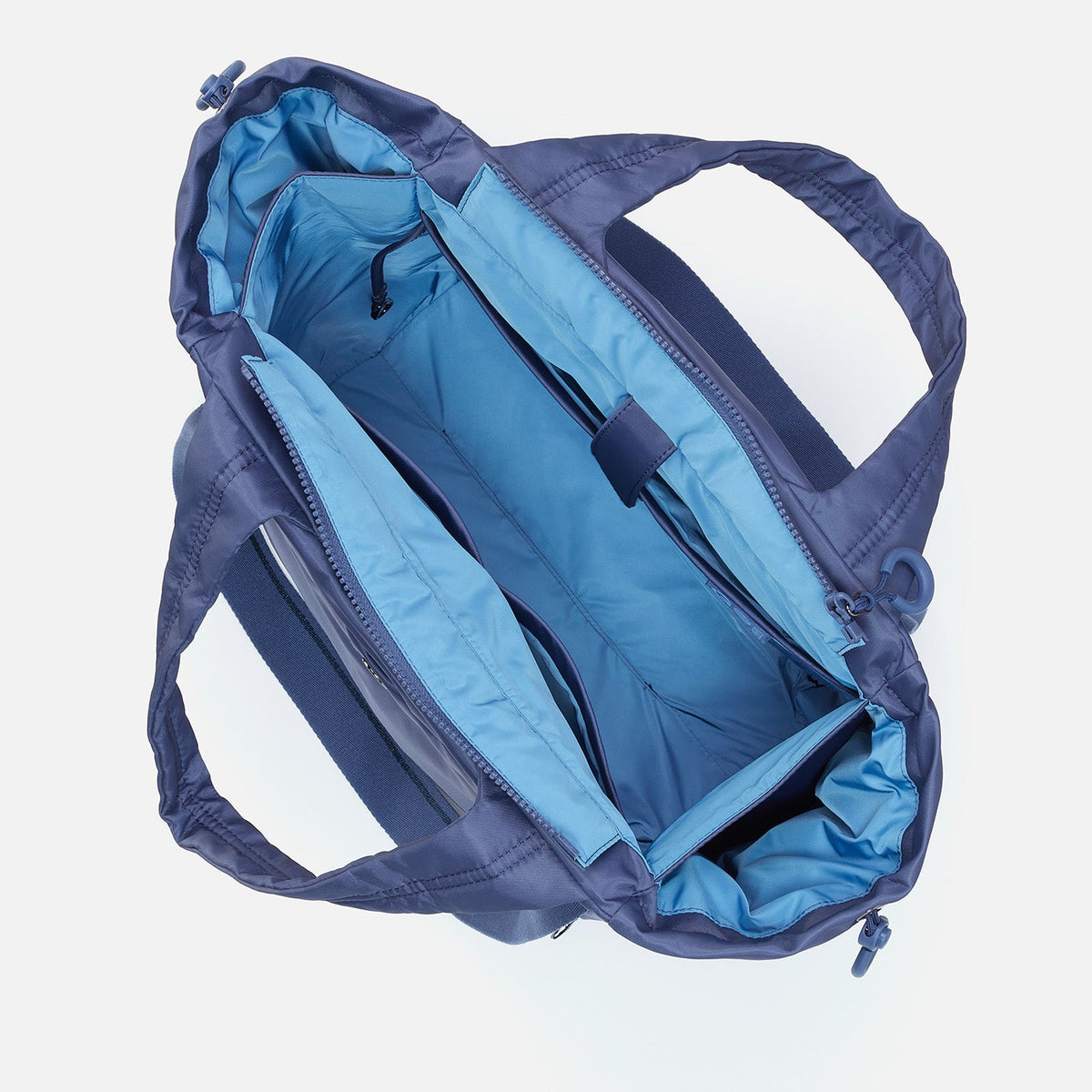 PLACES TO GO Tote in CaRefiber recycled nylon - Ocean | HOBO