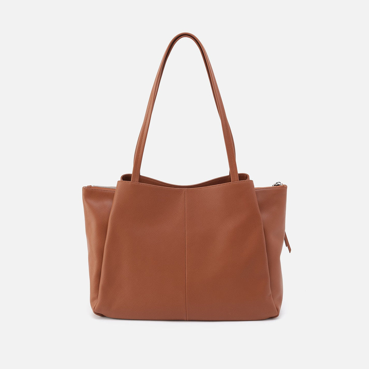 Essential Large Tote In Soft Saffiano Leather - Lion | HOBO