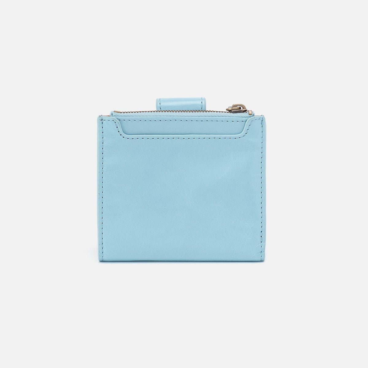 Dunn Mini Wallet In Polished Leather - Stratosphere | HOBO