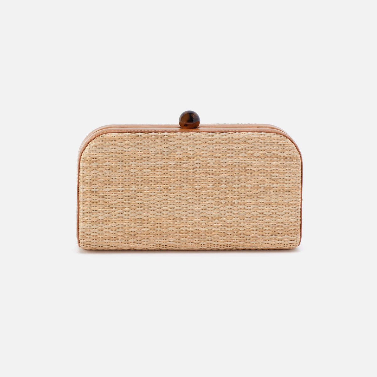 Lauren Minaudiere In Woven Straw - Natural Straw | HOBO