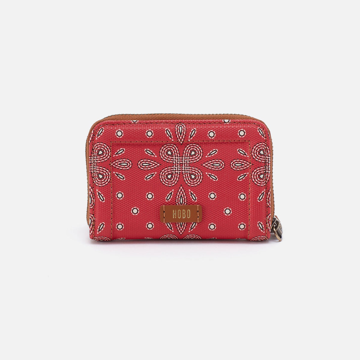 Soma Small Wallet In Coated Canvas - Red Journey Bandana | HOBO