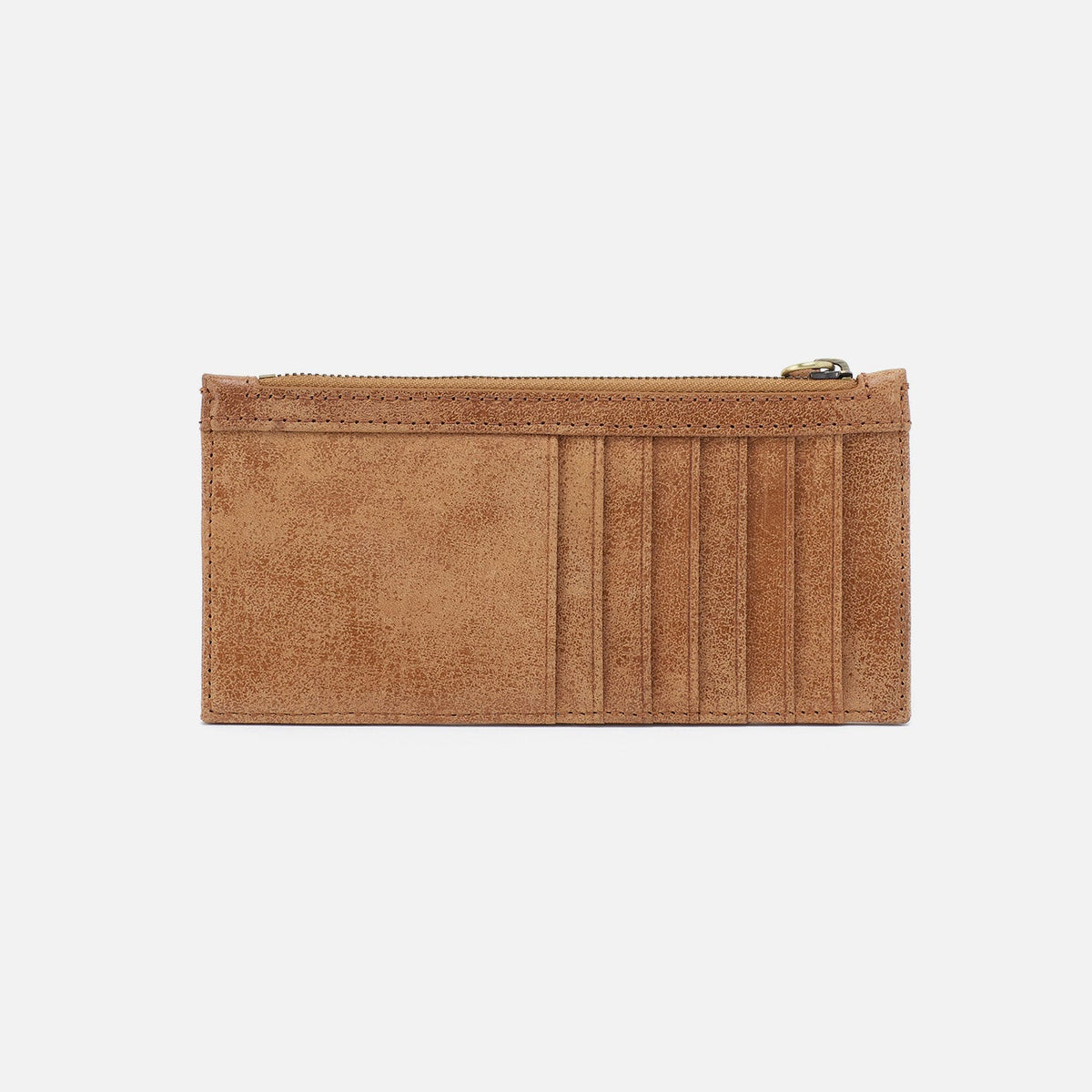 Carte Card Case In Buffed Leather - Whiskey | HOBO