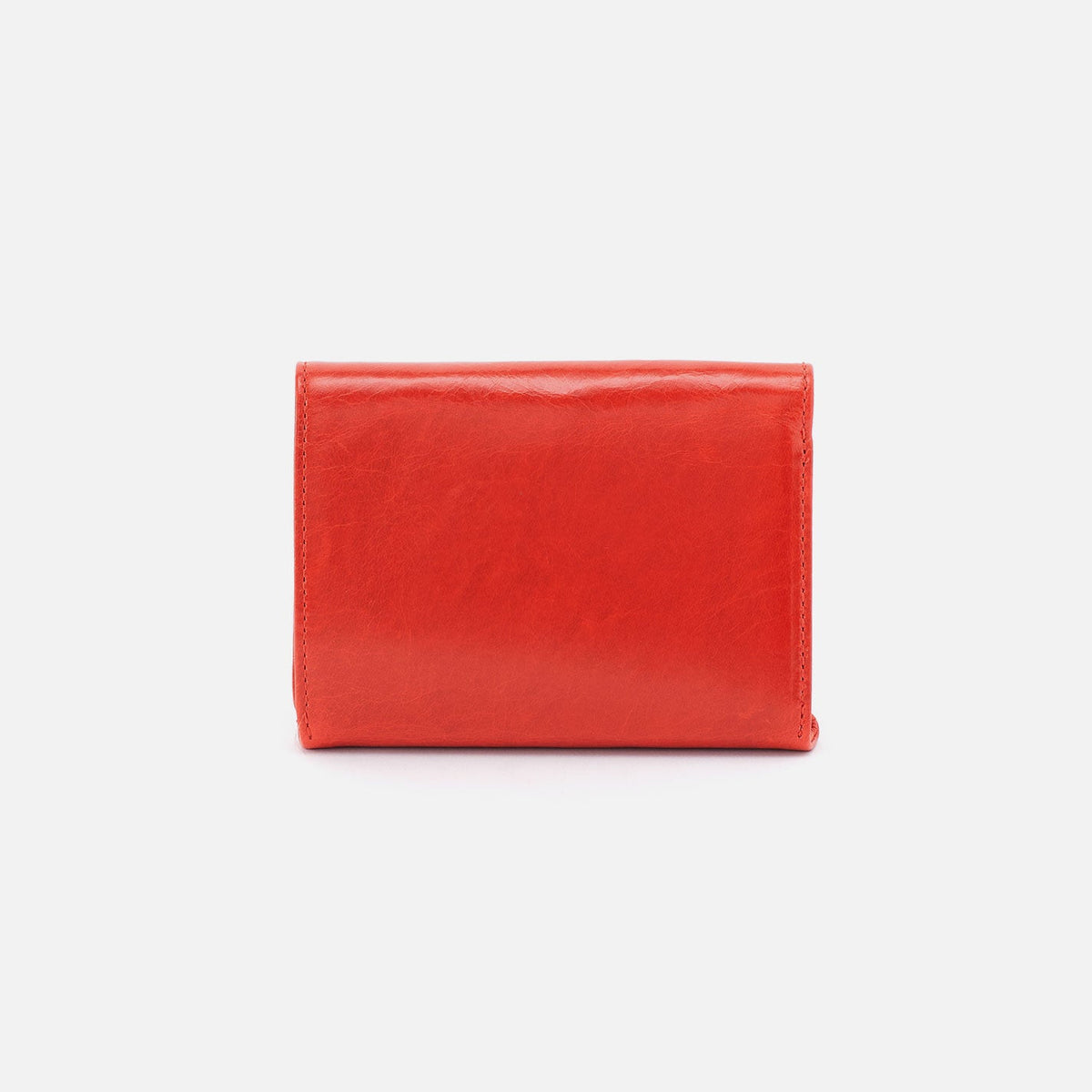 Robin Compact Wallet In Polished Leather - Grenadine | HOBO