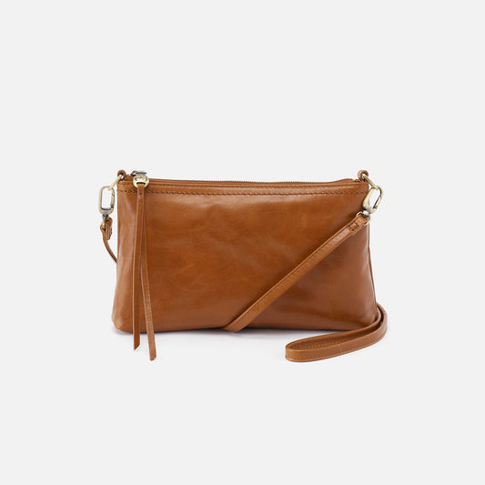 Darcy Crossbody In Polished Leather - Truffle | HOBO