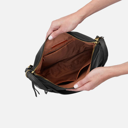 Merrin Convertible Backpack In Pebbled Leather - Black | HOBO