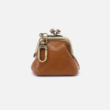 Run Frame Pouch in Polished Leather - Truffle | HOBO