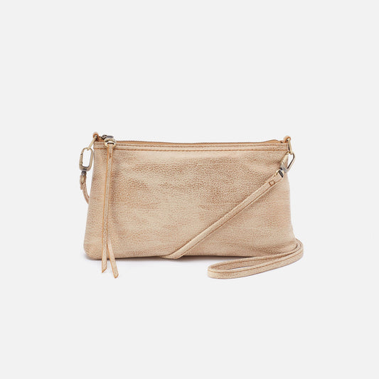 Darcy Crossbody In Metallic Leather - Gold Leaf | HOBO