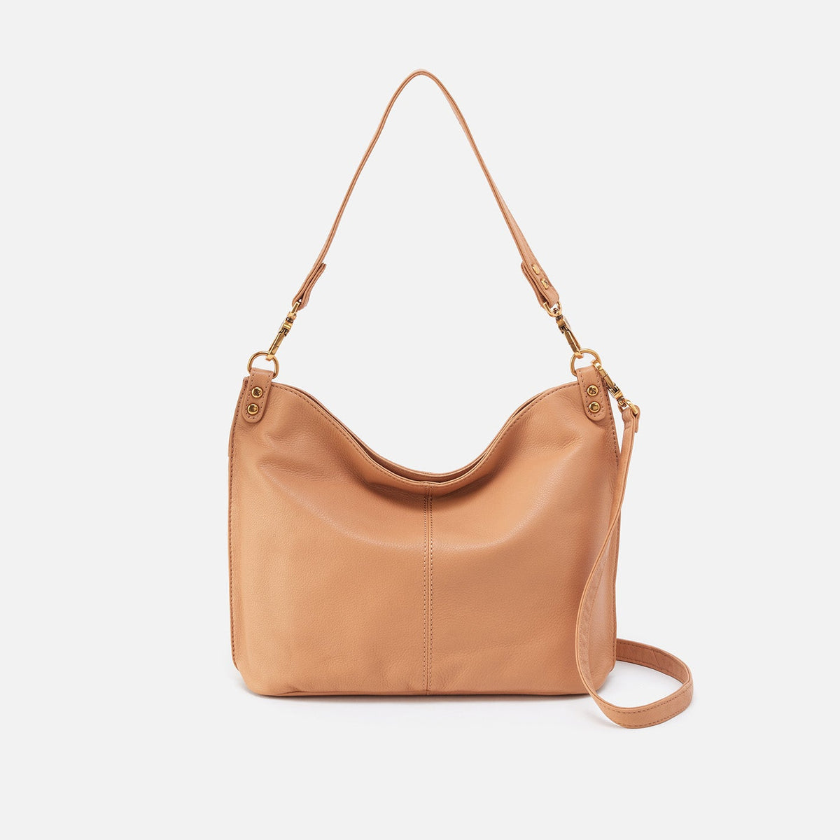 Pier Shoulder Bag In Pebbled Leather - Sandstorm | HOBO