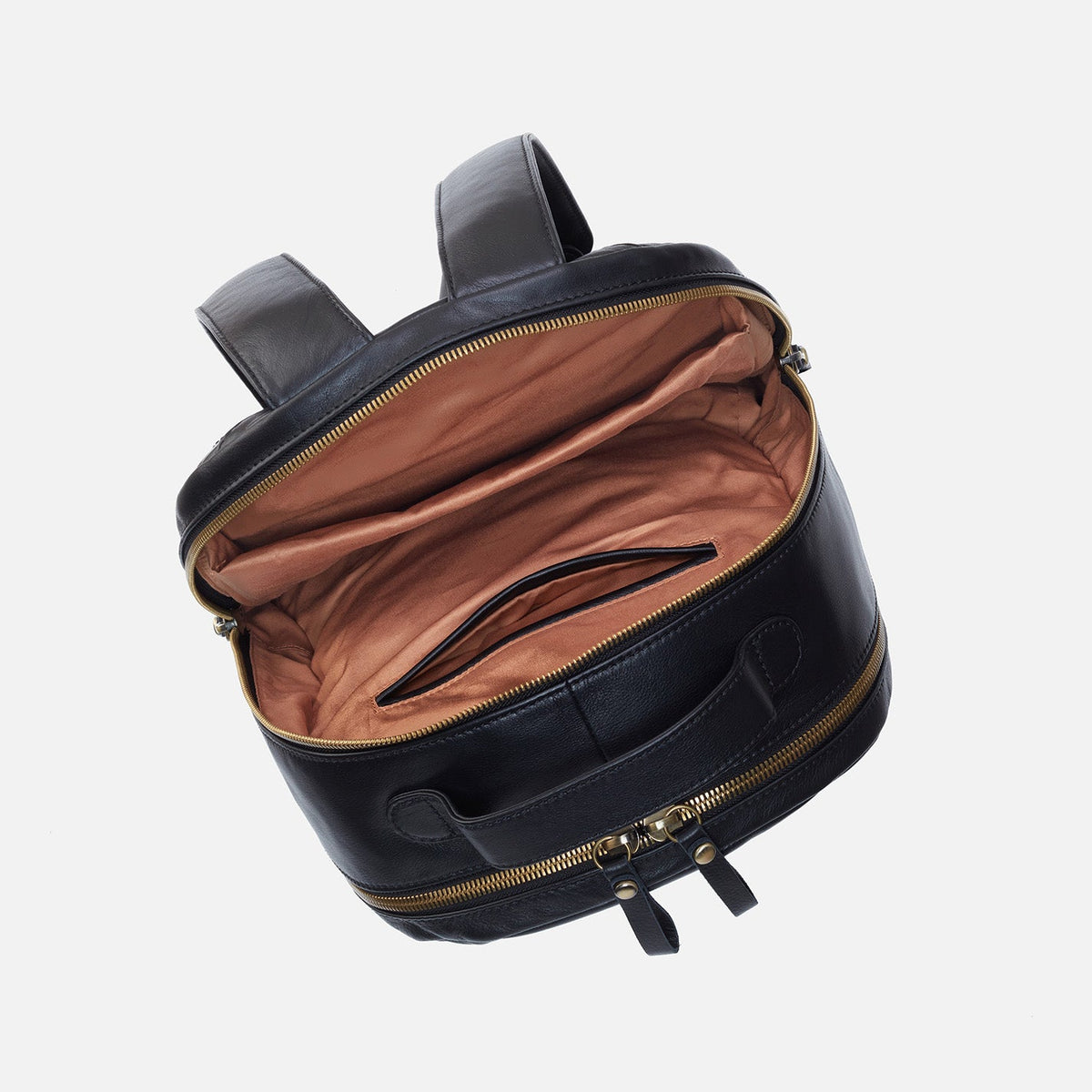 Maddox Backpack in Silk Napa Leather - Black | HOBO