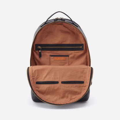 Maddox Backpack in Silk Napa Leather - Black | HOBO