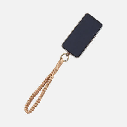 Leather Cord Strap In Coated Leather Cording - Golden | HOBO