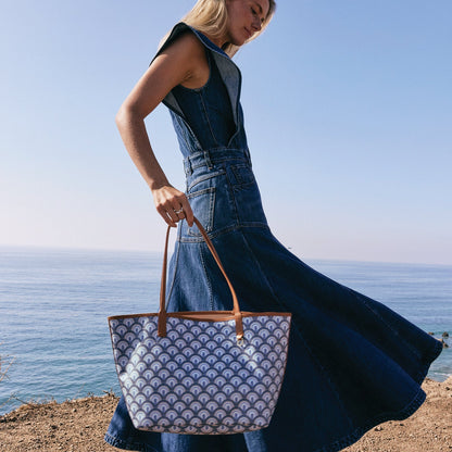 All That Tote In Coated Canvas - Soft Ocean | HOBO