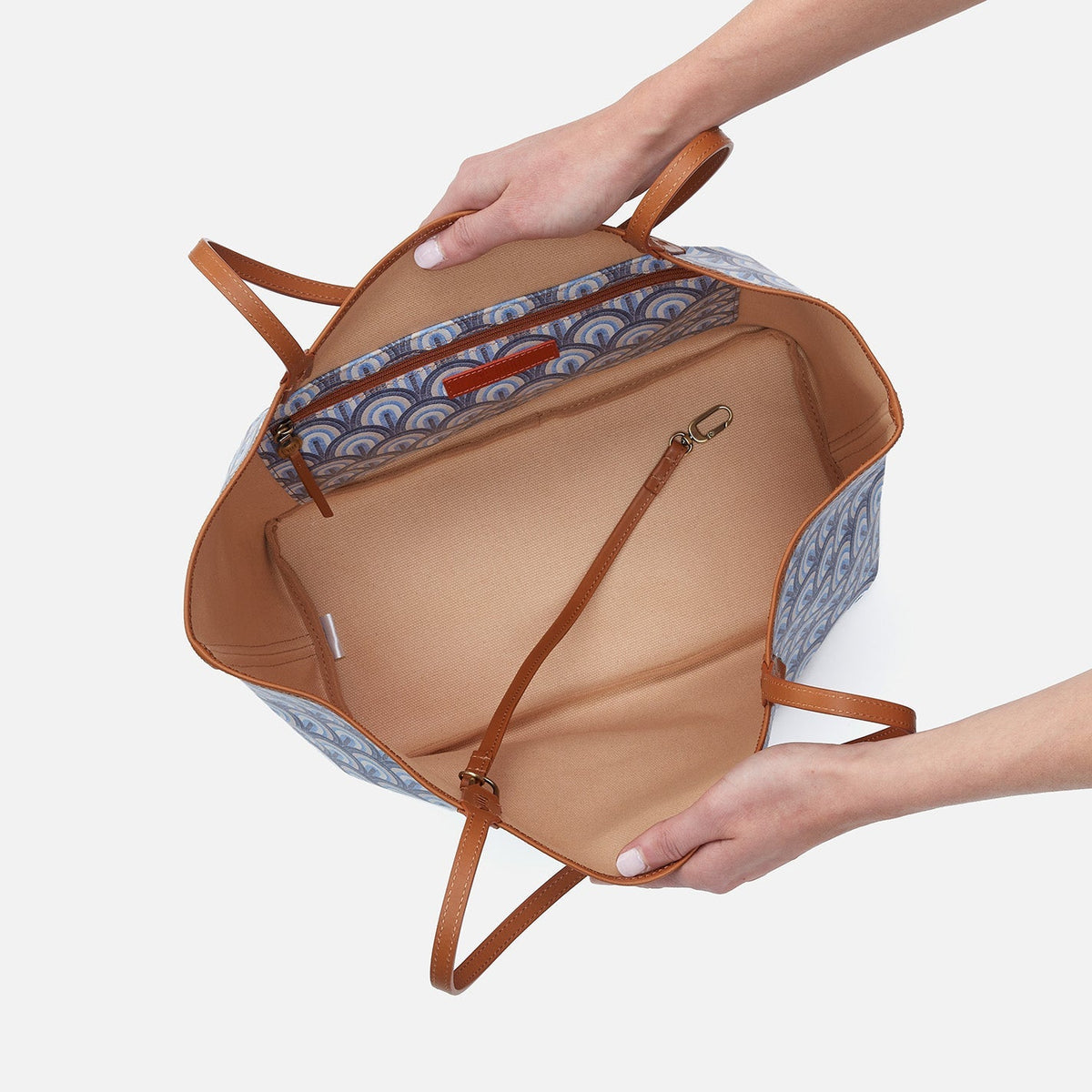 All That Tote In Coated Canvas - Soft Ocean | HOBO