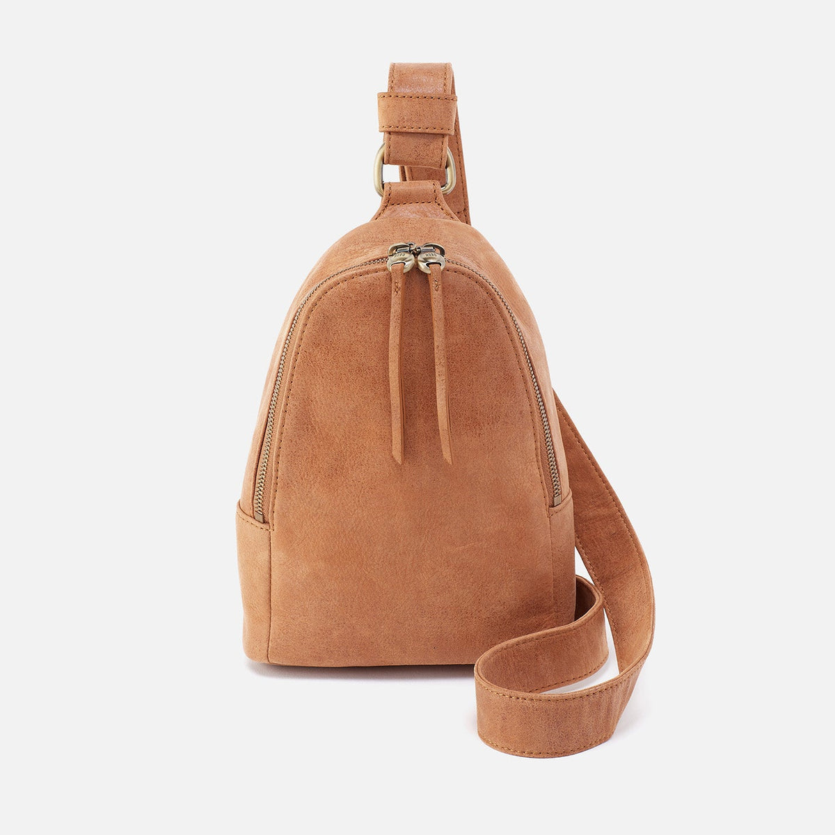 Fern Sling In Buffed Leather - Whiskey | HOBO