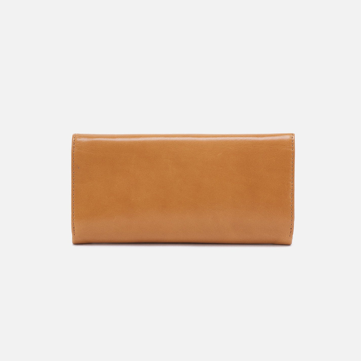 Rachel Continental Wallet In Polished Leather - Natural | HOBO