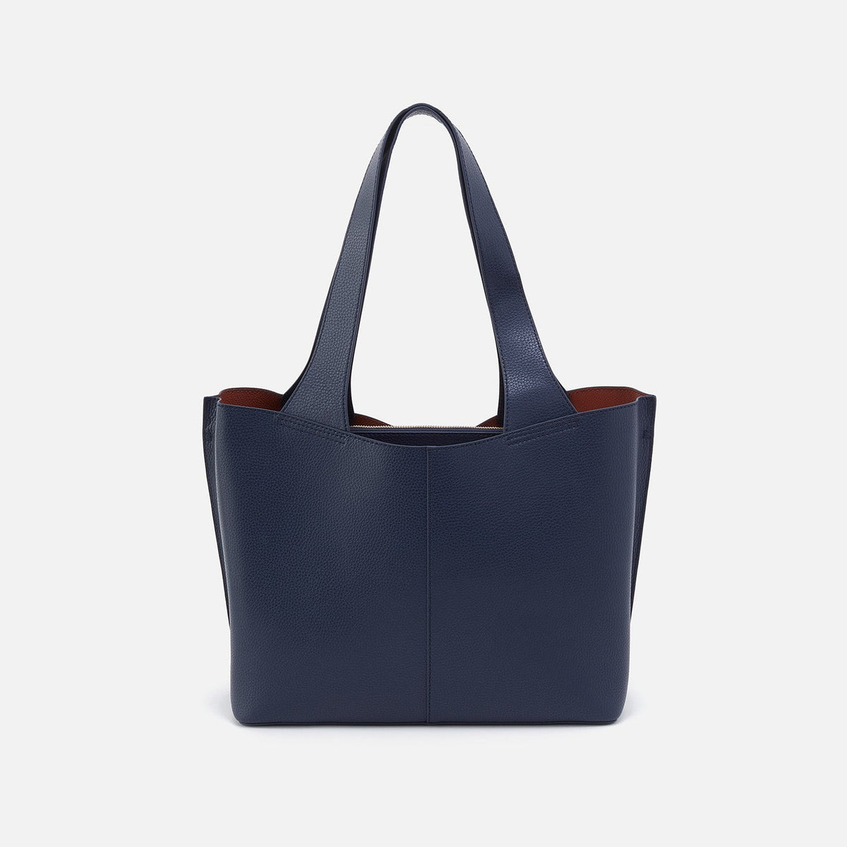 Vida Tote in Micro Pebbled Leather - Mood Indigo | HOBO