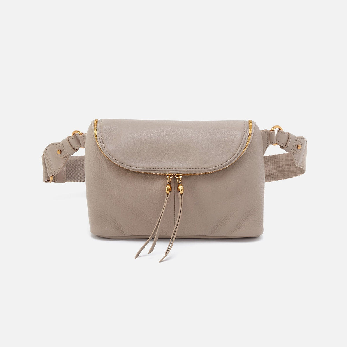 Fern Large Belt Bag In Pebbled Leather - Taupe | HOBO