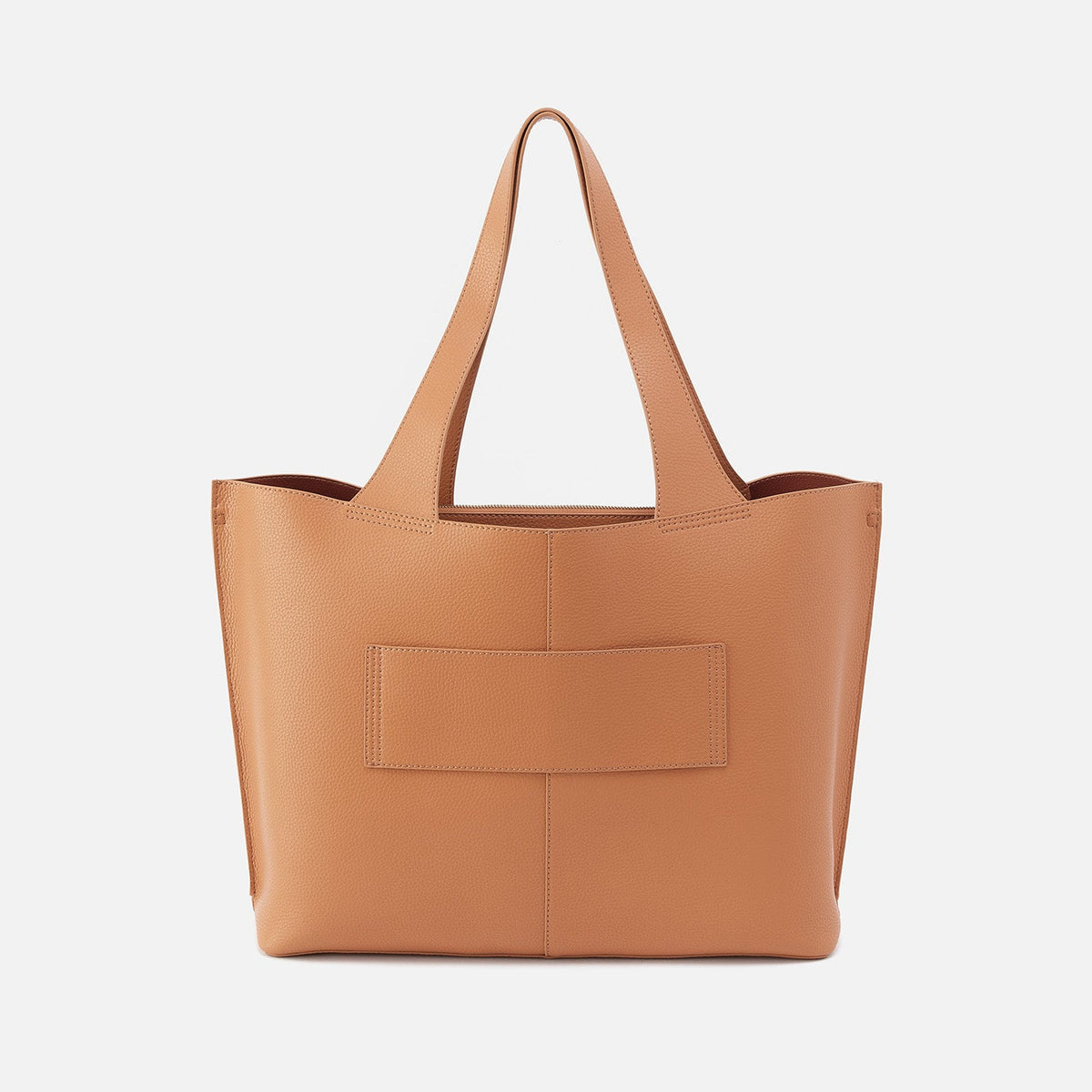 Vida Large Tote in Micro Pebbled Leather - Biscuit | HOBO