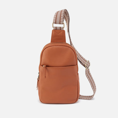 Cass Sling In Pebbled Leather - Butterscotch | HOBO