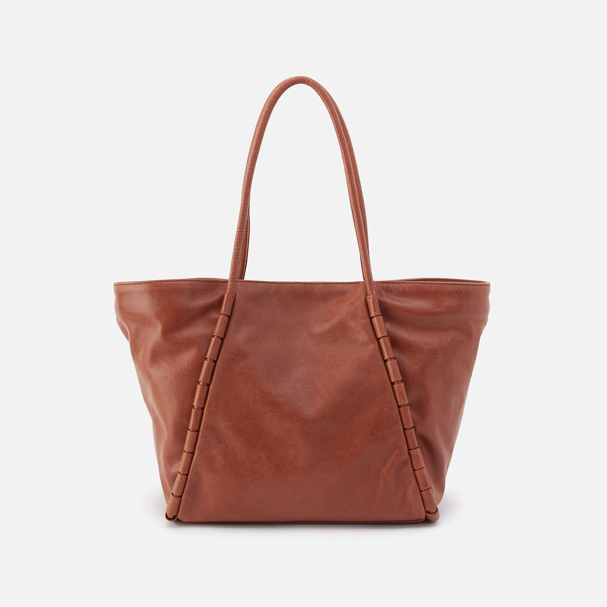 Phoebe Tote In Smooth Leather - Saddle | HOBO