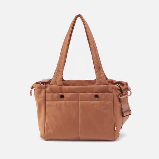 ALL IN ONE Tote in CaRefiber recycled nylon - Dune | HOBO