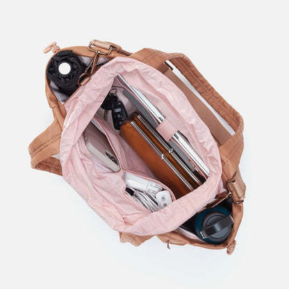 ALL IN ONE Tote in CaRefiber recycled nylon - Dune | HOBO