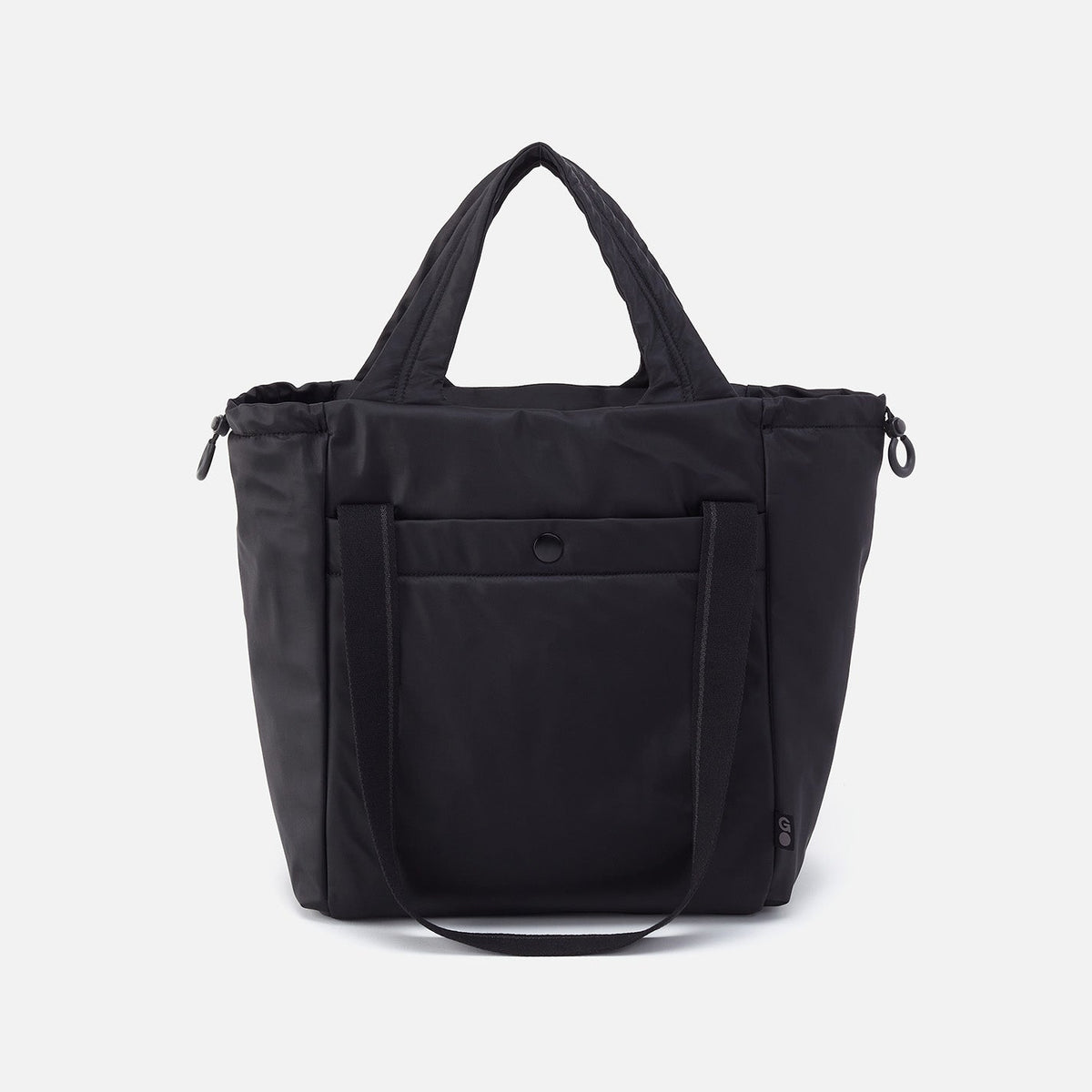 PLACES TO GO Tote in CaRefiber recycled nylon - Jet | HOBO