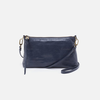 Darcy Crossbody In Polished Leather - Blue Stone | HOBO
