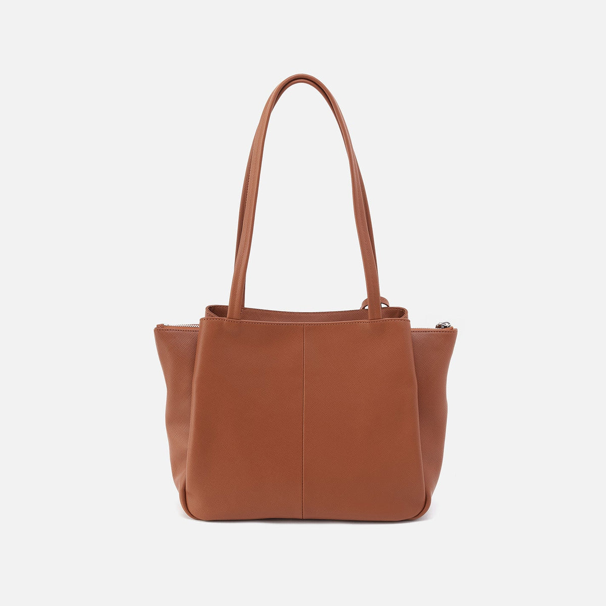 Essential Medium Tote In Soft Saffiano Leather - Lion | HOBO