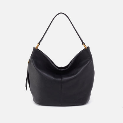 Harley Hobo In Pebbled Leather - Black | HOBO