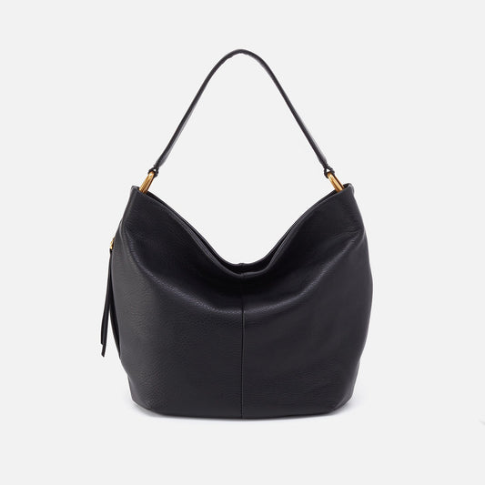 Harley Hobo In Pebbled Leather - Black | HOBO
