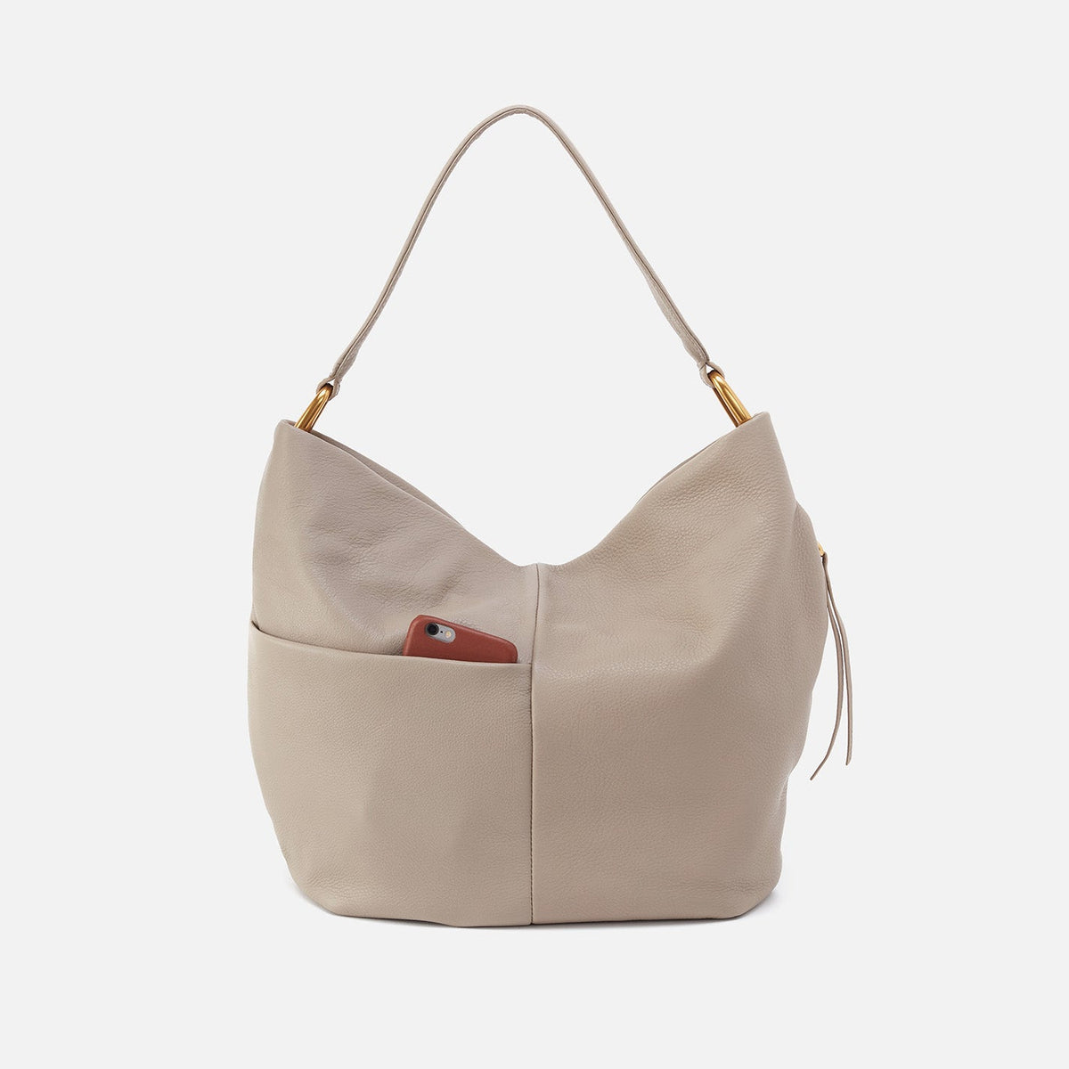 Harley Hobo In Pebbled Leather - Taupe | HOBO