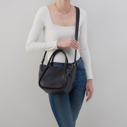 Margot Satchel in Suede - Sequoia | HOBO