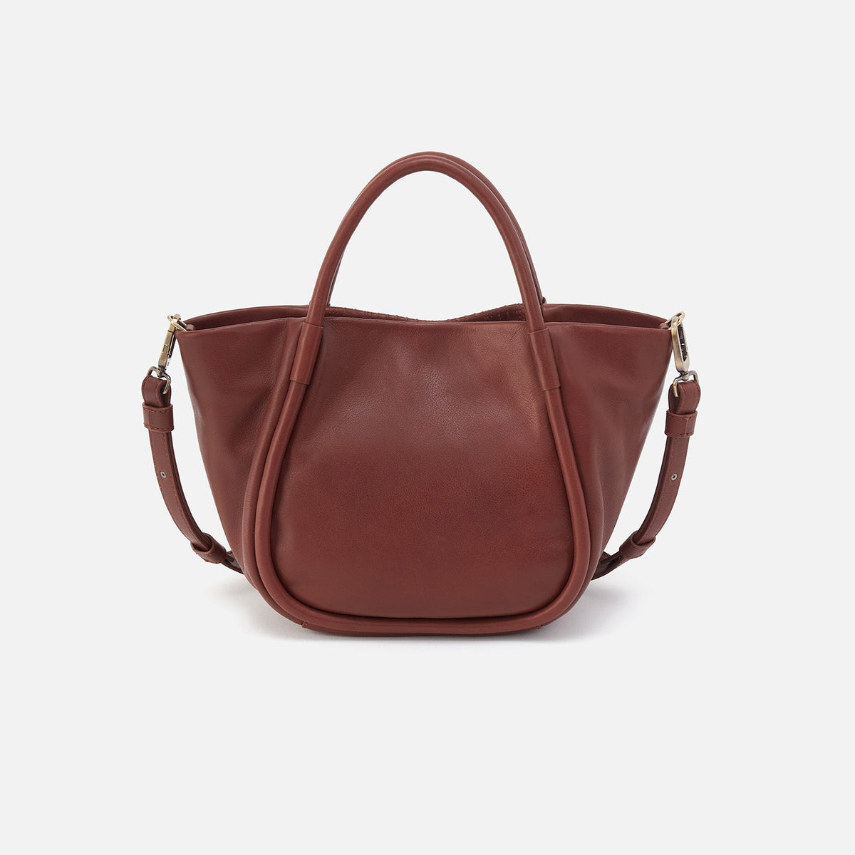 Margot Satchel in Suede - Sequoia | HOBO