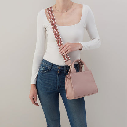 Cass Small Tote In Pebbled Leather - Blush | HOBO