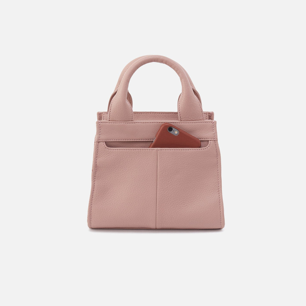 Cass Small Tote In Pebbled Leather - Blush | HOBO