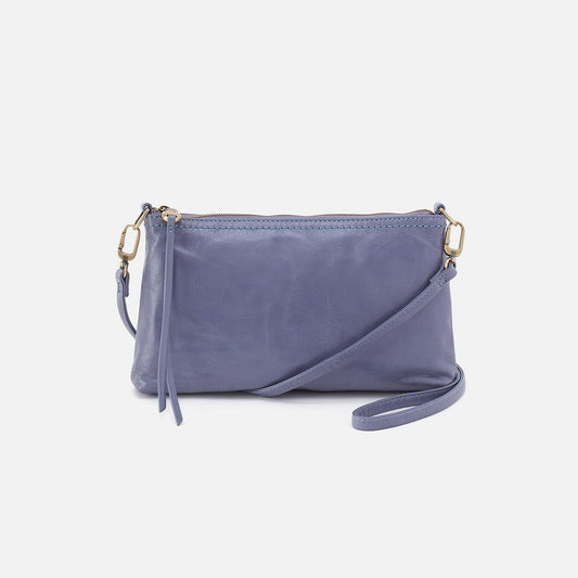 Darcy Crossbody In Polished Leather - Sky Blue | HOBO