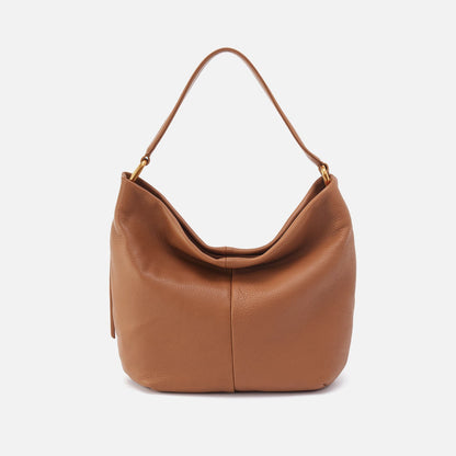 Harley Hobo In Pebbled Leather - Warm Honey | HOBO