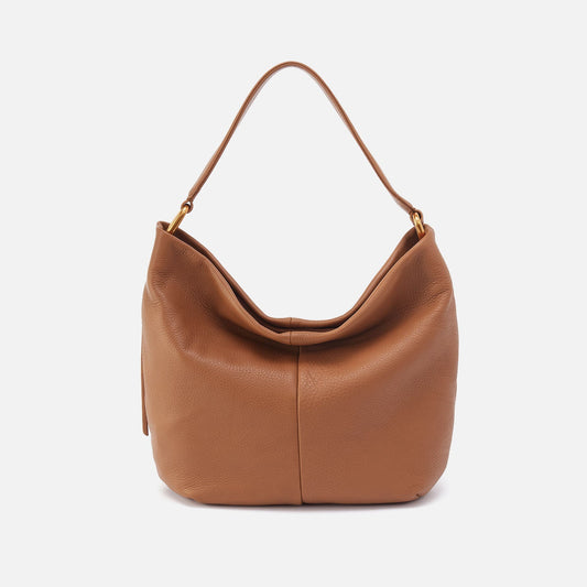 Harley Hobo In Pebbled Leather - Warm Honey | HOBO