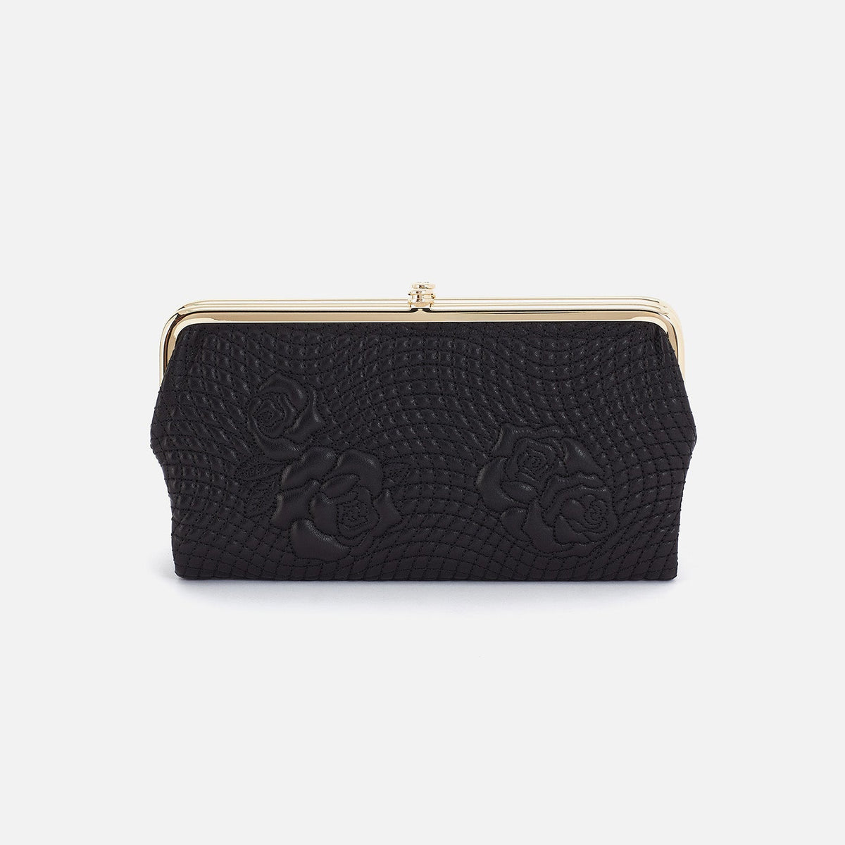 Lauren Clutch-Wallet In Smooth Leather - Black | HOBO