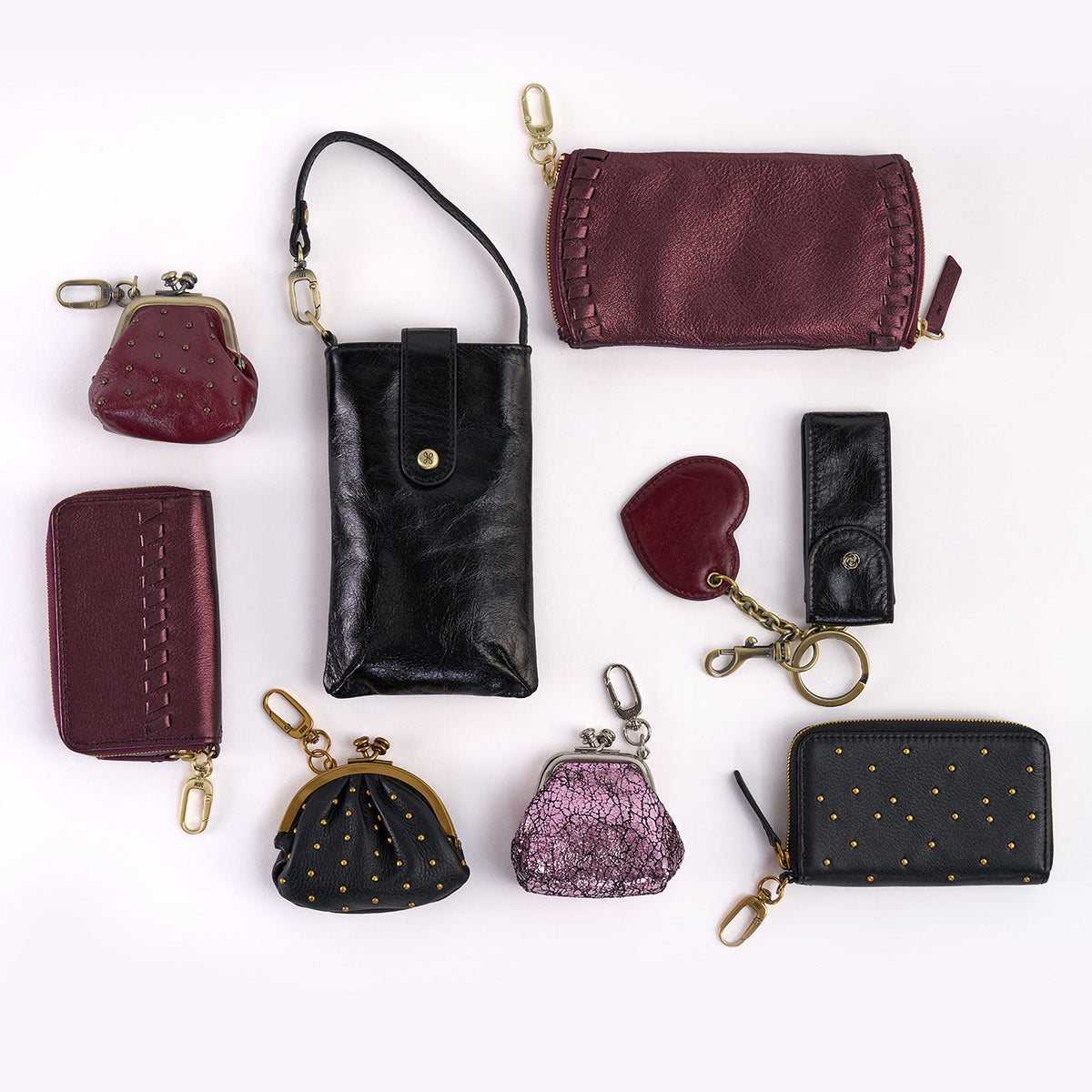 Marlo Carryall Crossbody In Polished Leather - Black | HOBO