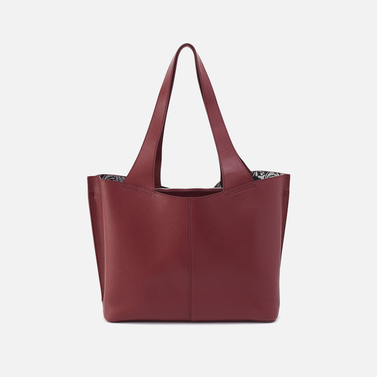 Vida Tote In Micro Pebbled Leather - Port | HOBO