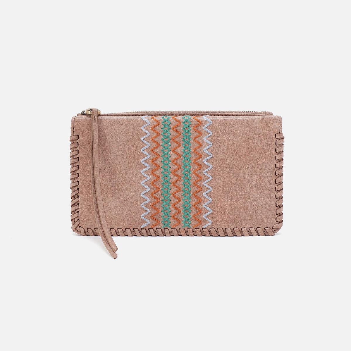 Foray Large Wallet In Buffed Leather - Hazel | HOBO