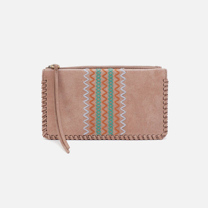 Foray Large Wallet In Buffed Leather - Hazel | HOBO