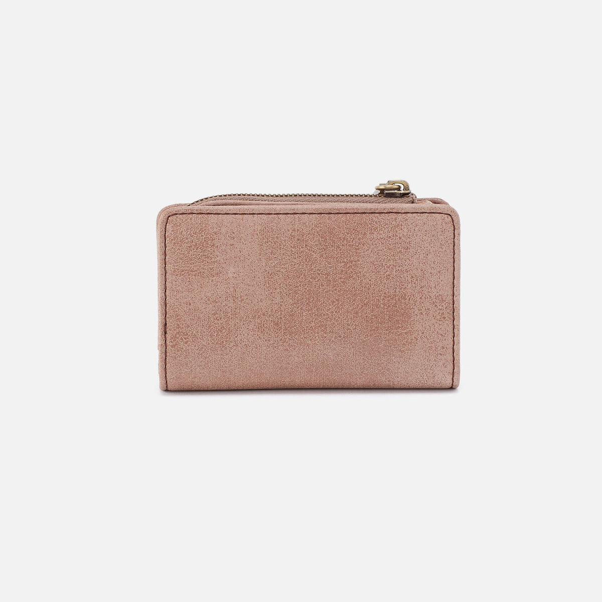 Jill Card Case In Buffed Leather - Hazel | HOBO