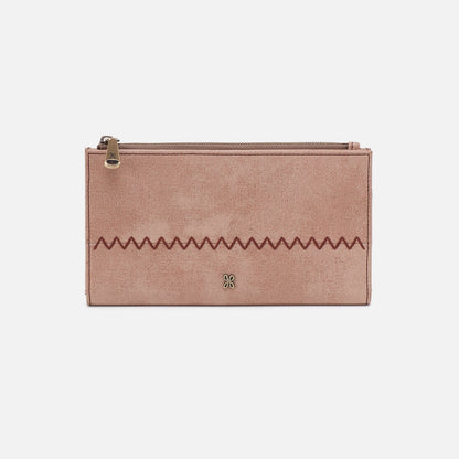 Jill Large Bifold Wallet In Buffed Leather - Hazel | HOBO