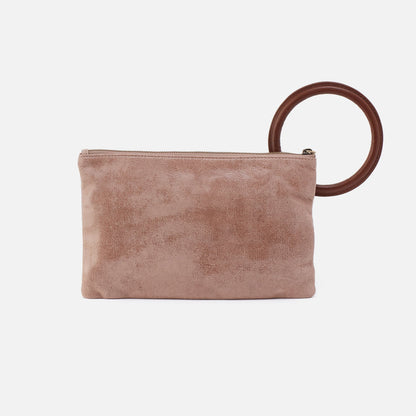 Sheila Clutch In Buffed Leather - Hazel | HOBO
