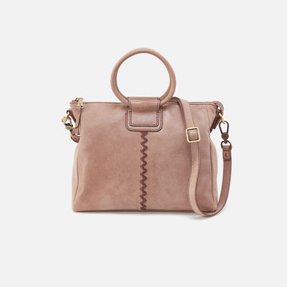 Sheila Medium Satchel In Buffed Leather - Hazel | HOBO
