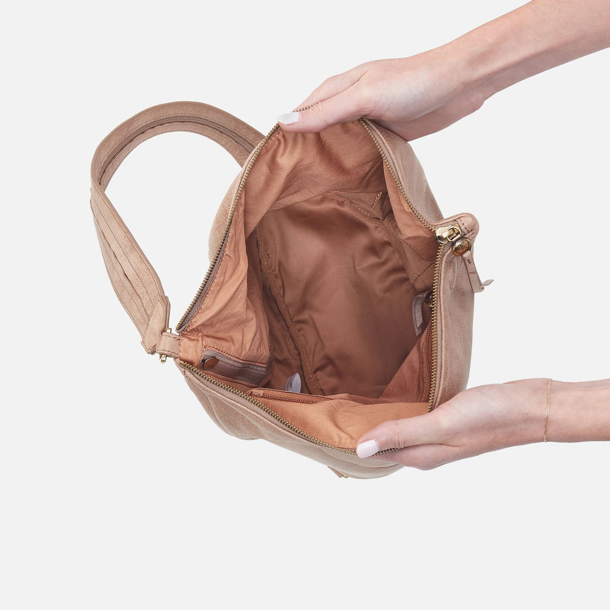 Sway Convertible Sling In Buffed Leather - Hazel | HOBO